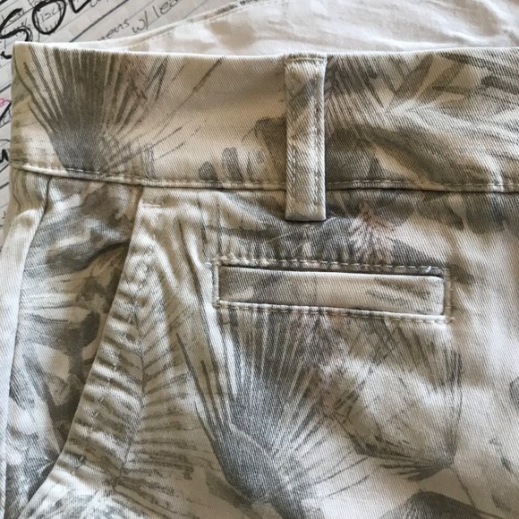 Mitchell Pants by Ecru Sz 8 Tropical Leaf Motif - Picture 11 of 14